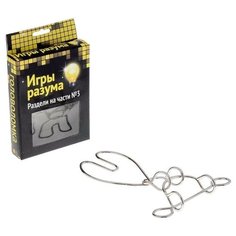 Головоломка Puzzle Игры разума Раздели на части №3, уровень сложности 6 (544462) серый