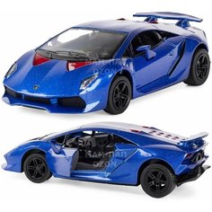 Машинка Кинсмарт Lamborghini Sesto Elemento 1:38, синий Kinsmart