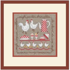 Набор для вышивания: LES POULES (Куры)