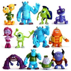 Набор Фигурок Корпорация Монстров (университет) 12 шт. Noname