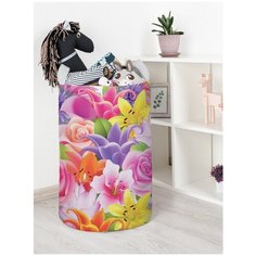Корзина для игрушек JoyArty "Сердце из цветов" 40x60 см