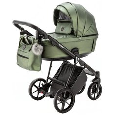 Универсальная коляска Adamex Belissa Deluxe (3 в 1), SM-14, цвет шасси: черный