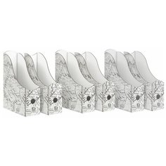 Лоток для бумаг вертикальный, набор 6 шт, 3 шт.- 29.5*23.5*8.5 см, 3 шт.- 31*23.5*8.5 см, EXPEDITION Valiant