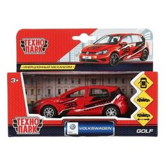 Машина металлическая Gold-s "спорт", длина 12см, открываются двери и багажник, цвет синий Технопарк