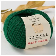 Пряжа Gazzal Baby Wool (814 изумруд)