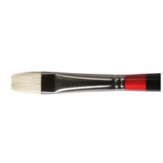 Daler Rowney Кисть щетина "Georgian" укороченная плоская длинная ручка № 10 sela25