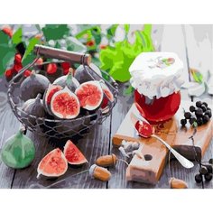 Картина по номерам Натюрморт с инжиром 40х50 см Hobby Home