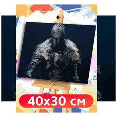 Картина по номерам игра Dark Souls - 6553 Г 30x40