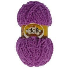 Пряжа ADELIA "SOFIA" 100% полиэстер 10 шт.х50г 90м №18 сиреневый