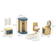 Игрушечная мебель "Ванная Viga