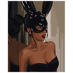 Картина по номерам на холсте с подрамником Школа талантов "Дерзкая девушка" 40х50 см