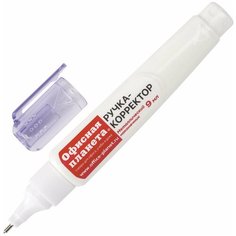 Ручка-корректор Офисная Планета, 9 мл, металлический наконечник Офисмаг