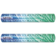 Линейка 20 см Maped TWIST N FLEX PATTERNS нелом-я гибкая двуст. Шкала279215 2 шт