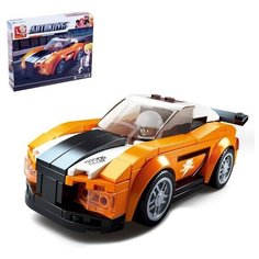 Конструктор Спорткар, 140 деталей Sluban