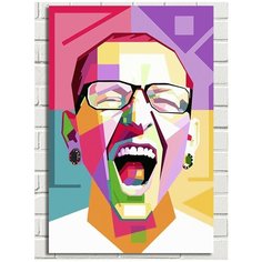 Картина по номерам Музыка Linkin park (Честер Беннингтон) - 8352 В 60x40