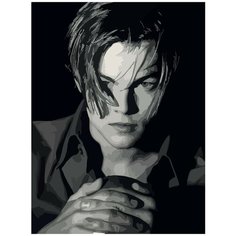 Картина по номерам на холсте Леонардо Ди Каприо - 6272 В 30x40