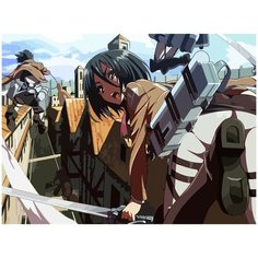 Картина по номерам на холсте Аниме Атака титанов - 903