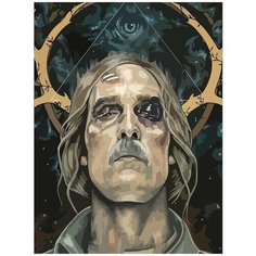 Картина по номерам на холсте Сериал Настоящий детектив Раст Макконахи - 7205 В 30x40