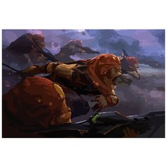 Картина по номерам на холсте настольная игра Twilight Imperium - 6925 Г 60x40