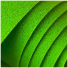 Фетр корейский жесткий листовой 33x110 см толщина 1,2 мм, цвет шартрез темный 933 / для творчества рукоделия КафеБижу