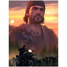 Картина по номерам на холсте days gone - 5 30X40