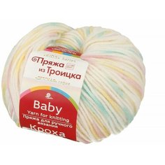Пряжа "Кроха" 20% шерсть, 80% акрил 135м/50гр (1371 (М)) Magic