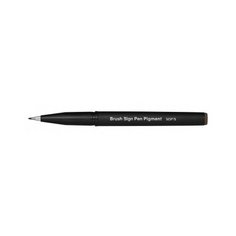 Фломастер-кисть Pentel Brush Sign Pen Pigment 1 шт, сепия