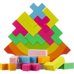 Развивающая игрушка Сима-ленд Балансир Тетрис 5032656, мультиколор