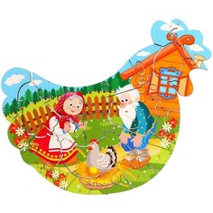 Пазл-сказка "Курочка Ряба" Woodland