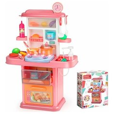 Игровой набор 777-7/777-8 Кухня с водичкой, подсветка, звук и аксессуарами 47,5*22*70 см, в коробке КНР