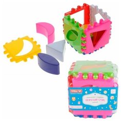 Логическая игрушка для малышей Куб малый 01314 Стеллар