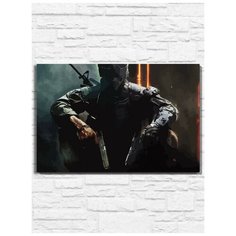 Картина по номерам на холсте игра Call Of Duty Black Ops 3 (PS, Xbox, PC, Switch) - 11098 Г 60x40