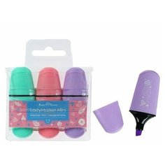 Набор маркеров-текстовыделителей 3 цвета 1-5.0 мммятный/розовый/сиреневый Bruno Visconti