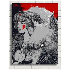 Картина по номерам Аниме Принцесса Мононоке (Миядзаки) - 7672 В 30x40