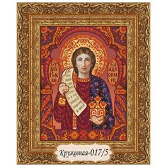 Набор для вышивания бисером в кружевной технике, икона Святой Роман Сладкопевец Художественные Мастерские
