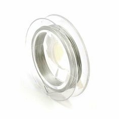 Проволока 0,3мм арт. ТВ HET-01 цв. серебро рул.10м Tesoro