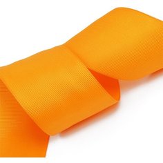 Лента Ideal репсовая в рубчик шир.50мм цв. 668 оранжевый уп. 27,42м