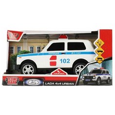 Машина Технопарк Lada 4x4 Urban полиция, URBANBLACK-20PLPOL-WH