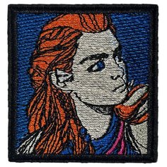 Нашивка, шеврон, патч (patch) Элой Aloy Horizon, размер 6*6,5 см Нет бренда