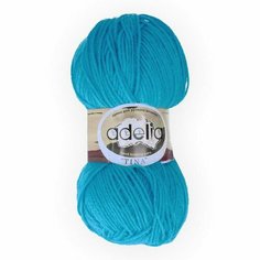 Пряжа ADELIA "TINA" 100% акрил 5 шт.х100г 308м №139 ярко-голубой