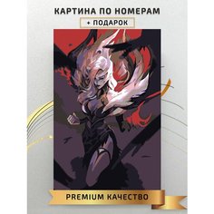 Картина по номерам Аниме Арт / anime art холст на подрамнике 40*60