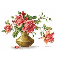Набор для вышивания "Крымские розы" Сделано с любовью, 30x40 см