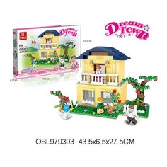 Конструктор "Город мечты" - Загородный дом, 285 деталей. "Импортные товары"(игрушки)