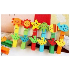 Прищепки декоративные "Морской мир" 6 шт Fancy Creative Action!