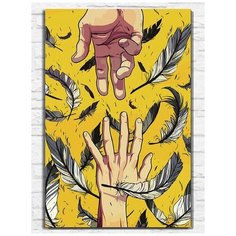 Картина по номерам на холсте рука помощи - 11402 В 60x40