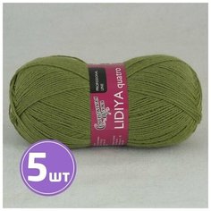 Пряжа Семеновская пряжа Lidiya quatro (10), фисташковый 5 шт. по 100 г