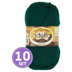 Пряжа Adelia HAPPY (18), изумрудный, 10 шт. по 50 г