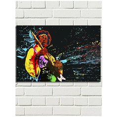 Картина по номерам музыка Jimi Hendrix (Джими Хендрикс) - 8684 Г 60x40
