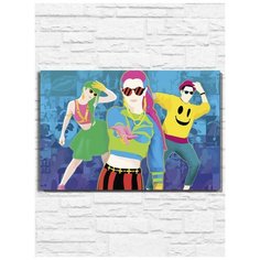 Картина по номерам на холсте игра Just Dance 2017 (PS, Xbox, PC, Switch) - 11204 Г 60x40