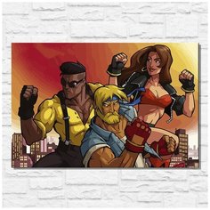 Картина по номерам на холсте игра Street of Rage 4 - 11628 Г 60x40